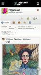 Mobile Screenshot of hiljaisuus.deviantart.com