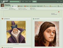 Tablet Screenshot of ctbarton.deviantart.com