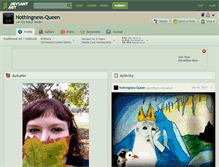 Tablet Screenshot of nothingness-queen.deviantart.com