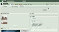 Desktop Screenshot of netreaper.deviantart.com