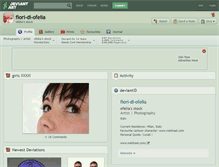 Tablet Screenshot of fiori-di-ofelia.deviantart.com