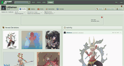 Desktop Screenshot of lilldeimon.deviantart.com