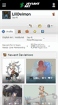 Mobile Screenshot of lilldeimon.deviantart.com