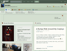 Tablet Screenshot of kemako.deviantart.com
