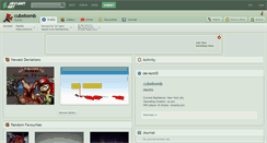 Desktop Screenshot of cubebomb.deviantart.com
