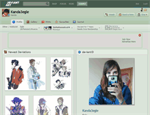 Tablet Screenshot of kanda3egle.deviantart.com
