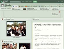 Tablet Screenshot of chimocho.deviantart.com