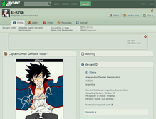 Tablet Screenshot of el-kirra.deviantart.com