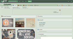 Desktop Screenshot of dustinaddair.deviantart.com