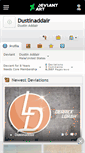 Mobile Screenshot of dustinaddair.deviantart.com