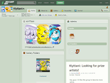 Tablet Screenshot of kiyttani.deviantart.com