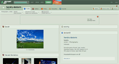 Desktop Screenshot of hendry-destorm.deviantart.com