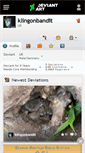 Mobile Screenshot of klingonbandit.deviantart.com