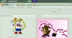 Desktop Screenshot of luvusagi.deviantart.com