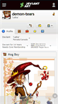 Mobile Screenshot of demon-tears.deviantart.com