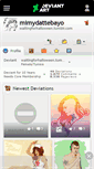 Mobile Screenshot of mimydattebayo.deviantart.com