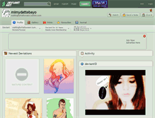 Tablet Screenshot of mimydattebayo.deviantart.com