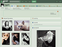 Tablet Screenshot of magalim.deviantart.com