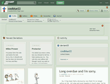 Tablet Screenshot of coolblue22.deviantart.com