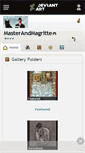 Mobile Screenshot of masterandmagritte.deviantart.com