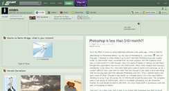 Desktop Screenshot of mildirk.deviantart.com