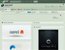Tablet Screenshot of cihanyildiz.deviantart.com