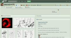 Desktop Screenshot of happymaskman588.deviantart.com