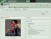 Tablet Screenshot of edarkcloud.deviantart.com