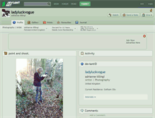 Tablet Screenshot of ladyluckvogue.deviantart.com