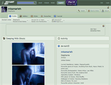 Tablet Screenshot of missmarieh.deviantart.com