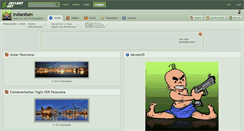 Desktop Screenshot of indianrain.deviantart.com