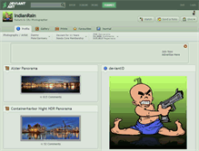 Tablet Screenshot of indianrain.deviantart.com