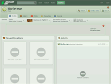 Tablet Screenshot of gts-fan-man.deviantart.com