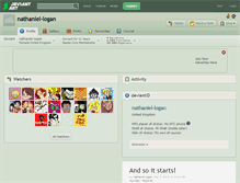 Tablet Screenshot of nathaniel-logan.deviantart.com