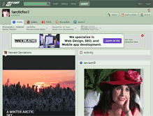 Tablet Screenshot of 1arcticfox.deviantart.com