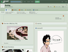 Tablet Screenshot of bootleg.deviantart.com