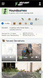 Mobile Screenshot of houndourneo.deviantart.com