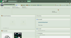 Desktop Screenshot of metadoublepalmplz.deviantart.com