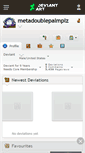 Mobile Screenshot of metadoublepalmplz.deviantart.com