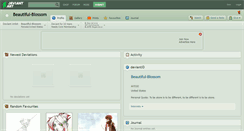 Desktop Screenshot of beautiful-blossom.deviantart.com