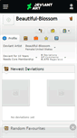 Mobile Screenshot of beautiful-blossom.deviantart.com