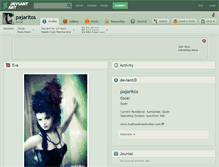 Tablet Screenshot of pajaritos.deviantart.com