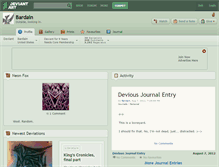 Tablet Screenshot of bardain.deviantart.com