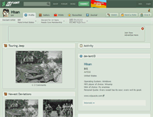 Tablet Screenshot of hisan.deviantart.com