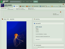 Tablet Screenshot of pink-stock.deviantart.com