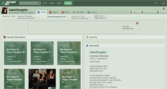 Desktop Screenshot of isabellsangster.deviantart.com