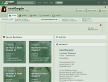Tablet Screenshot of isabellsangster.deviantart.com