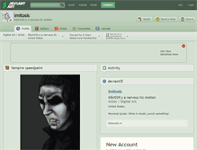 Tablet Screenshot of imitosis.deviantart.com