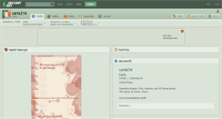 Desktop Screenshot of carla216.deviantart.com