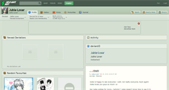 Desktop Screenshot of jubia-loxar.deviantart.com